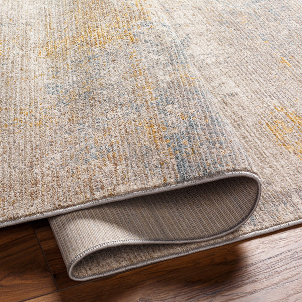 Avant Garde AVT-2355 9' x 12'2" Machine Woven Rug AVT2355-9122  Taupe, Medium Gray, Tan, Charcoal Surya