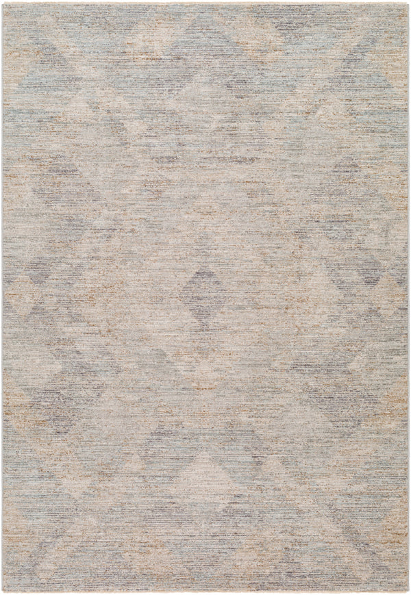 Avant Garde AVT-2356 9' x 12'2" Machine Woven Rug AVT2356-9122  Charcoal, Dusty Sage, Medium Gray Surya