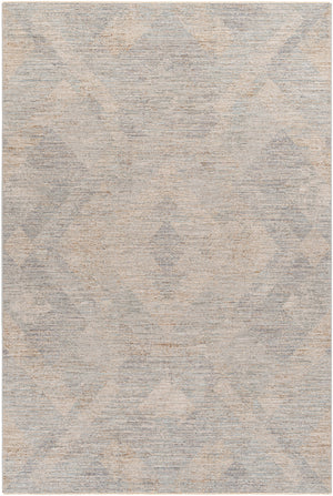 Avant Garde AVT-2356 6'7" x 9'6" Machine Woven Rug AVT2356-6796  Charcoal, Dusty Sage, Medium Gray Surya