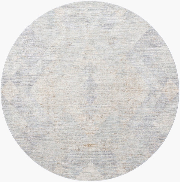 Livabliss Avant Garde Machine Woven Polyester Area Rug with Fringe Border for Modern Living Charcoal, Dusty 7'10" x 7'10" AVT2356-710RD