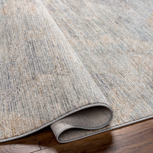 Avant Garde AVT-2356 9' x 12'2" Machine Woven Rug AVT2356-9122  Charcoal, Dusty Sage, Medium Gray Surya
