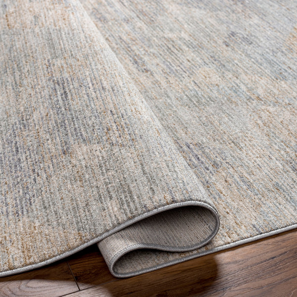 Avant Garde AVT-2356 9' x 12'2" Machine Woven Rug AVT2356-9122  Charcoal, Dusty Sage, Medium Gray Surya