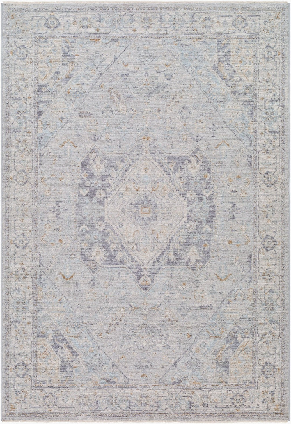 Livabliss Avant Garde Traditional Runner Rug with Fringe Turkish Woven Polyester Hallway Accent Medium Gray, Ch 2'7" x 10' AVT2359-2710