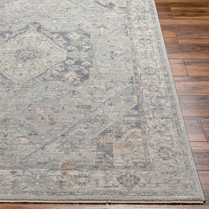 Livabliss Avant Garde Traditional Runner Rug with Fringe Turkish Woven Polyester Hallway Accent Medium Gray, Ch 2'7" x 10' AVT2359-2710