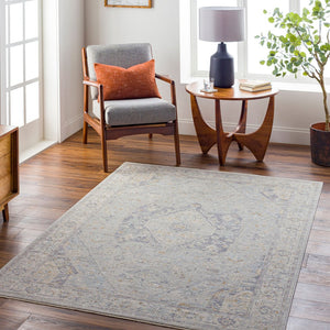 Livabliss Avant Garde Traditional Runner Rug with Fringe Turkish Woven Polyester Hallway Accent Medium Gray, Ch 2'7" x 3'11" AVT2359-274