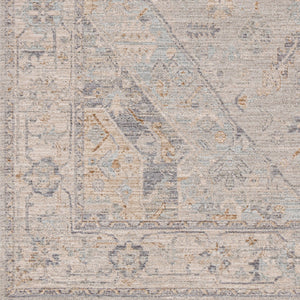 Avant Garde AVT-2359 9' x 12'2" Machine Woven Rug AVT2359-9122  Medium Gray, Charcoal, Deep Teal, Dusty Sage Surya