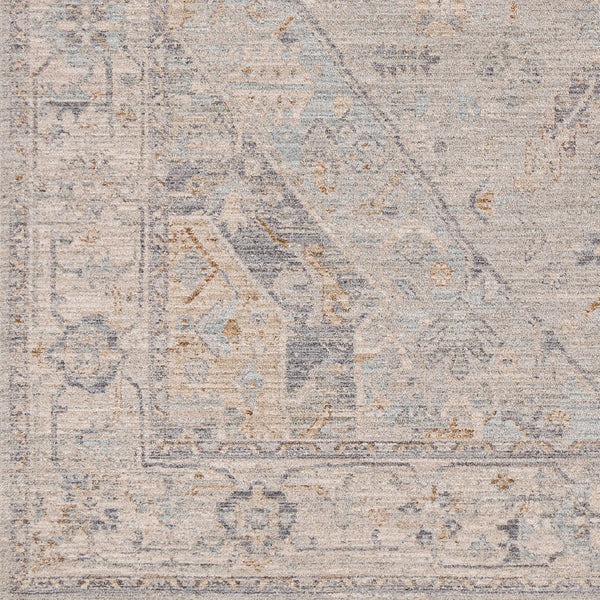 Avant Garde AVT-2359 9' x 12'2" Machine Woven Rug AVT2359-9122  Medium Gray, Charcoal, Deep Teal, Dusty Sage Surya