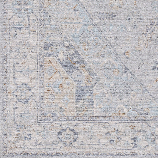Livabliss Avant Garde Traditional Runner Rug with Fringe Turkish Woven Polyester Hallway Accent Medium Gray, Ch 2'7" x 10' AVT2359-2710