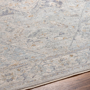 Avant Garde AVT-2359 9' x 12'2" Machine Woven Rug AVT2359-9122  Medium Gray, Charcoal, Deep Teal, Dusty Sage Surya