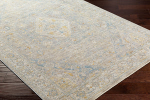 Livabliss Avant Garde Traditional Fringe Polyester Area Rug for Entryways and Hallway Accents Taupe, Medium G 7'10" x 7'10" AVT2360-710RD