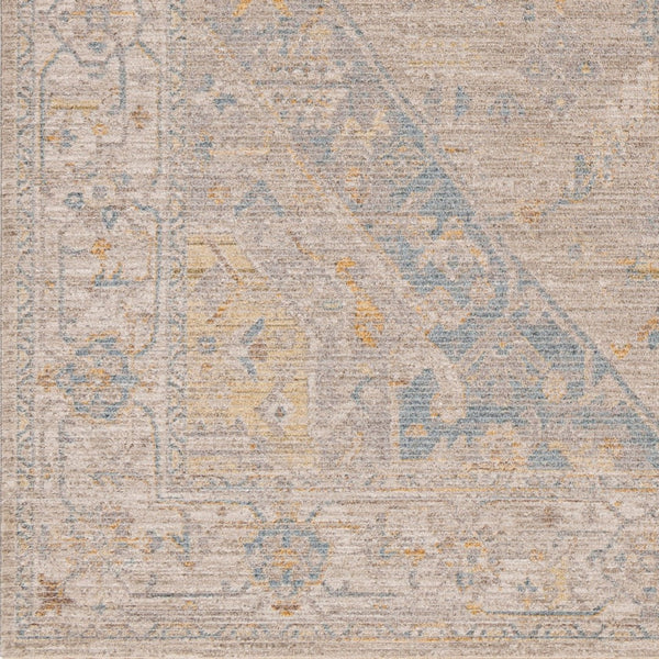Livabliss Avant Garde Traditional Fringe Polyester Area Rug for Entryways and Hallway Accents Taupe, Medium G 7'10" x 7'10" AVT2360-710RD