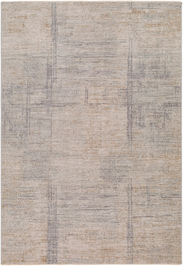Avant Garde AVT-2361 9' x 12'2" Machine Woven Rug AVT2361-9122  Charcoal, Dusty Sage, Medium Gray, Deep Teal Surya
