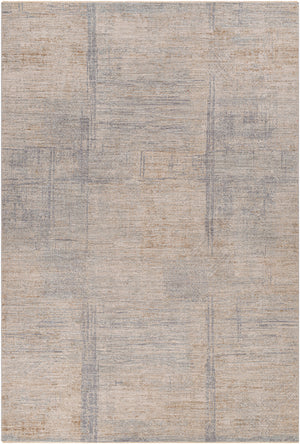 Avant Garde AVT-2361 6'7" x 9'6" Machine Woven Rug AVT2361-6796  Charcoal, Dusty Sage, Medium Gray, Deep Teal Surya