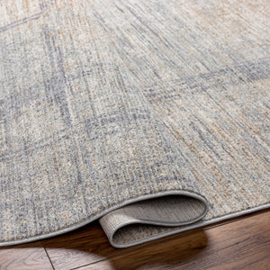 Avant Garde AVT-2361 9' x 12'2" Machine Woven Rug AVT2361-9122  Charcoal, Dusty Sage, Medium Gray, Deep Teal Surya