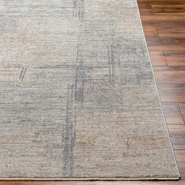 Avant Garde AVT-2361 9' x 12'2" Machine Woven Rug AVT2361-9122  Charcoal, Dusty Sage, Medium Gray, Deep Teal Surya