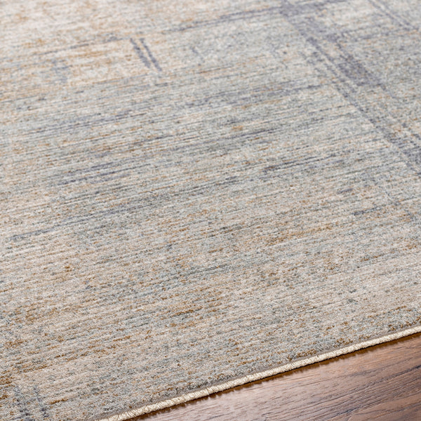 Avant Garde AVT-2361 9' x 12'2" Machine Woven Rug AVT2361-9122  Charcoal, Dusty Sage, Medium Gray, Deep Teal Surya