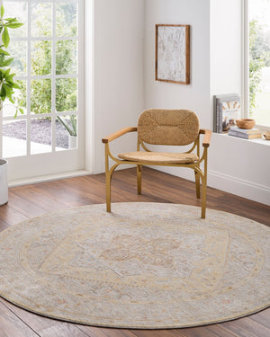 Livabliss Avant Garde Fringe Border Traditional Polyester Area Rug for Large Formal Living Spaces Light Olive, Ta 2'7" x 7'3" AVT2363-2773