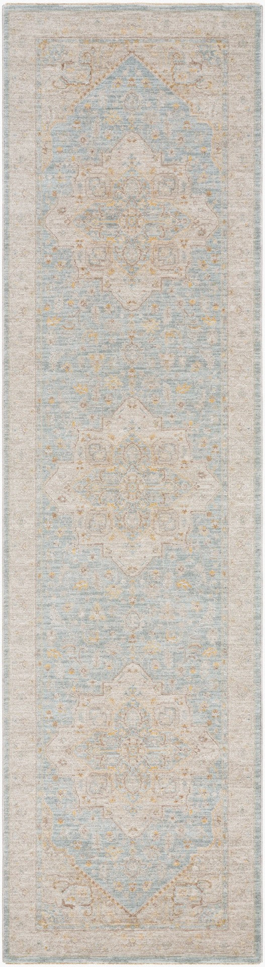 Livabliss Avant Garde Traditional Fringe Area Rug Polyester Woven Formal Living Room Accent Taupe, Medium G 2'7" x 7'3" AVT2365-2773