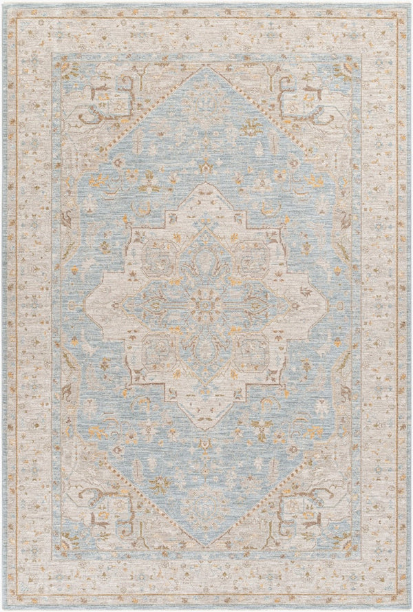 Livabliss Avant Garde Traditional Fringe Area Rug Polyester Woven Formal Living Room Accent Taupe, Medium G 6'7" x 9'6" AVT2365-6796