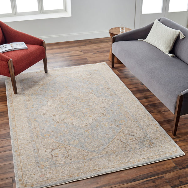 Livabliss Avant Garde Traditional Fringe Area Rug Polyester Woven Formal Living Room Accent Taupe, Medium G 2' x 2'11" AVT2365-23