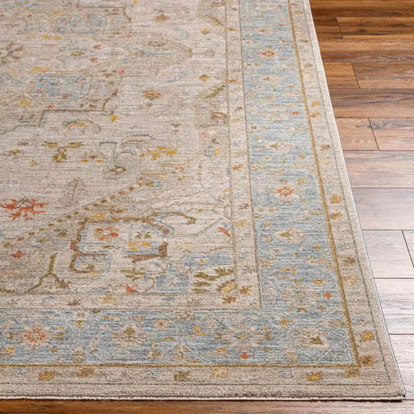 Livabliss Avant Garde Traditional Fringe Area Rug Turkish Woven Polyester for Large Living Rooms Taupe, Dark Bro 6'7" x 9'6" AVT2367-6796