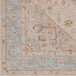 Livabliss Avant Garde Traditional Fringe Area Rug Turkish Woven Polyester for Large Living Rooms Taupe, Dark Bro 6'7" x 9'6" AVT2367-6796