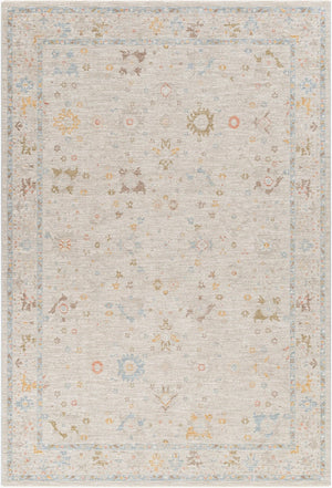 Livabliss Avant Garde Traditional Polyester Area Rug with Fringe Detail for Large Living Spaces Taupe, Medium G 6'7" x 9'6" AVT2368-6796