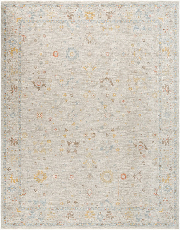 Livabliss Avant Garde Traditional Polyester Area Rug with Fringe Detail for Large Living Spaces Taupe, Medium G 7'10" x 10'2" AVT2368-710103
