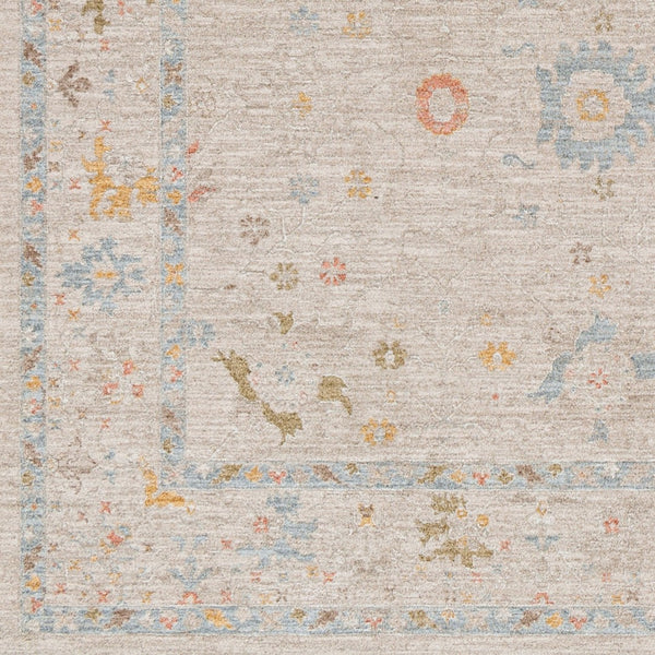 Livabliss Avant Garde Traditional Polyester Area Rug with Fringe Detail for Large Living Spaces Taupe, Medium G 2'8" x 7'3" AVT2368-2773