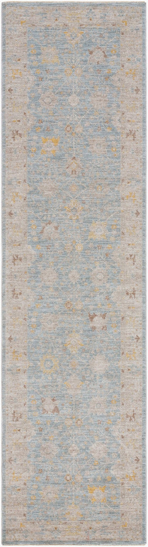 Livabliss Avant Garde Polyester Area Rug with Fringe Formal Traditional Pattern for Large Rooms Taupe, Medium G 2'7" x 10' AVT2369-2710