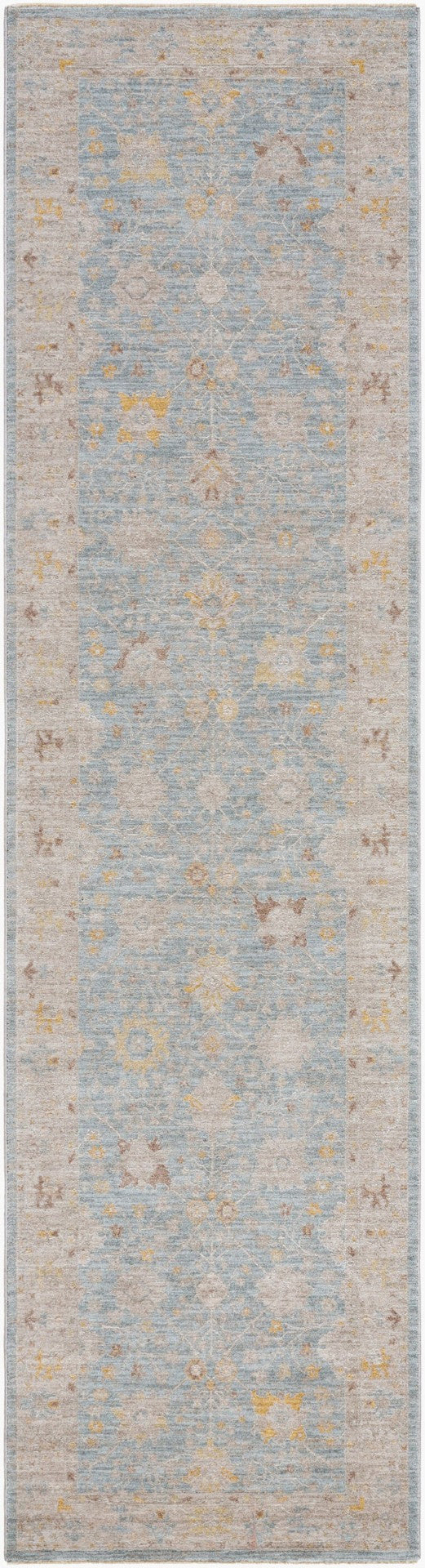 Livabliss Avant Garde Polyester Area Rug with Fringe Formal Traditional Pattern for Large Rooms Taupe, Medium G 2'7" x 10' AVT2369-2710