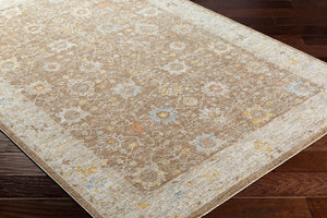 Livabliss Avant Garde Fringe Border Polyester Area Rug Traditional Woven Dining Living Room Dark Brown, Tau 12' x 15' AVT2370-1215