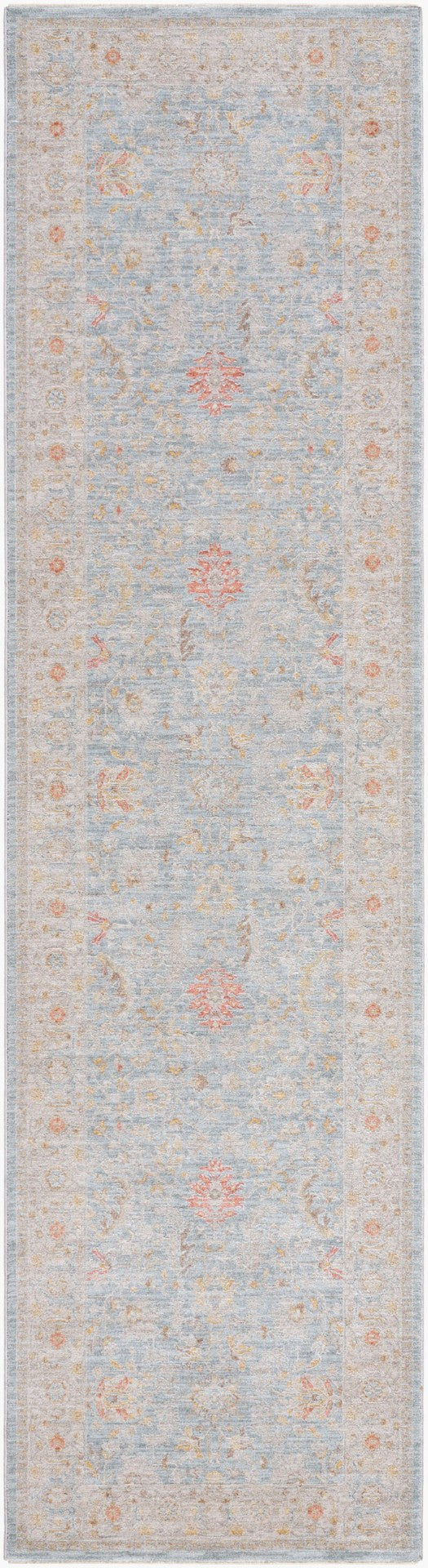 Livabliss Avant Garde Traditional Polyester Area Rug with Fringe Border for Large Living Spaces Taupe, Medium G 2'7" x 7'3" AVT2371-2773