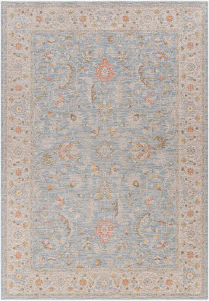 Livabliss Avant Garde Traditional Polyester Area Rug with Fringe Border for Large Living Spaces Taupe, Medium G 6'7" x 9'6" AVT2371-6796