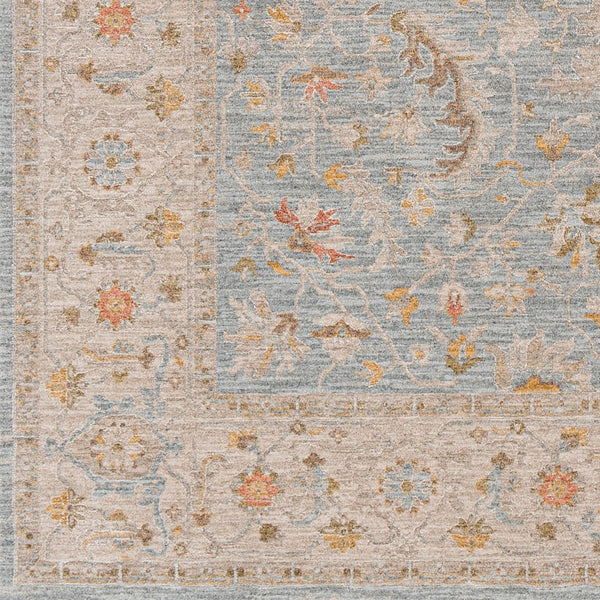 Livabliss Avant Garde Traditional Polyester Area Rug with Fringe Border for Large Living Spaces Taupe, Medium G 6'7" x 9'6" AVT2371-6796