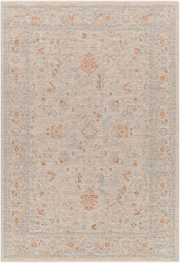 Livabliss Avant Garde Traditional Fringe Area Rug Polyester Machine Woven for Living Dining Rooms Taupe, Medium G 12' x 15' AVT2373-1215