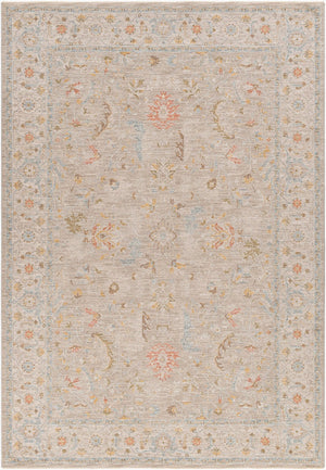 Livabliss Avant Garde Traditional Fringe Area Rug Polyester Machine Woven for Living Dining Rooms Taupe, Medium G 6'7" x 9'6" AVT2373-6796