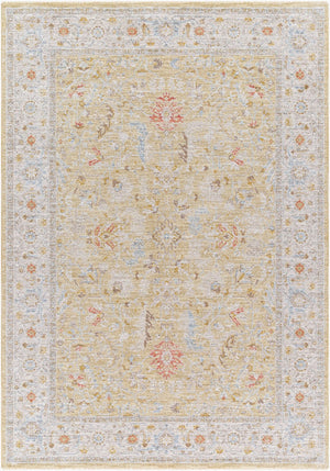 Livabliss Avant Garde Traditional Fringe Area Rug Turkey Woven Polyester for Large Living Rooms Light Olive, Ta 12' x 15' AVT2374-1215