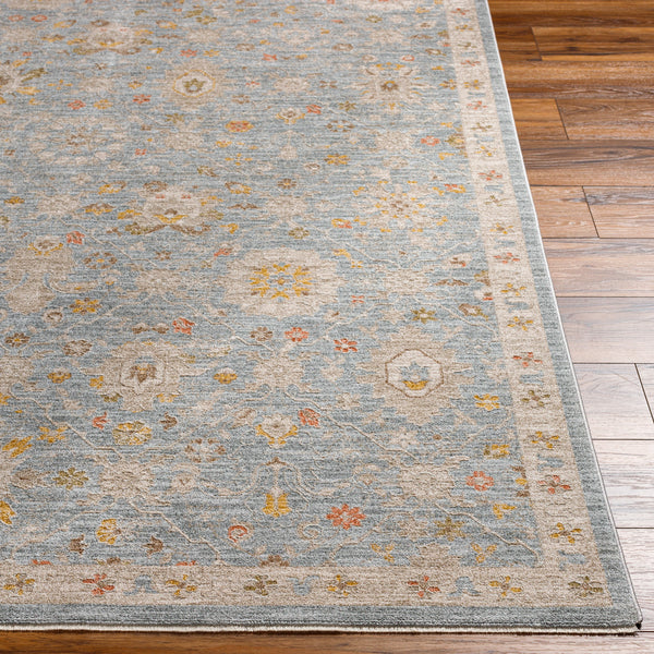 Avant Garde AVT-2375 9' x 12'2" Machine Woven Rug AVT2375-9122  Taupe, Medium Gray, Dark Brown, Amber Surya