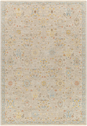 Avant Garde AVT-2377 9' x 12'2" Machine Woven Rug AVT2377-9122  Taupe, Medium Gray, Light Olive, Dark Brown Surya