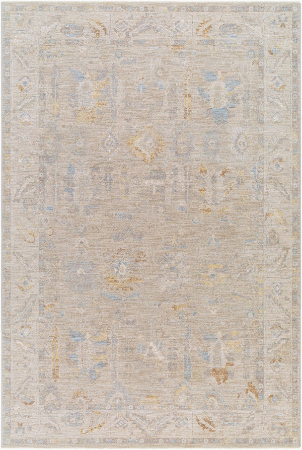 Livabliss Avant Garde Turkish Polyester Area Rug Traditional Pattern for Entryway or Bedroom Charcoal, Light 2'7" x 3'11" AVT2379-274