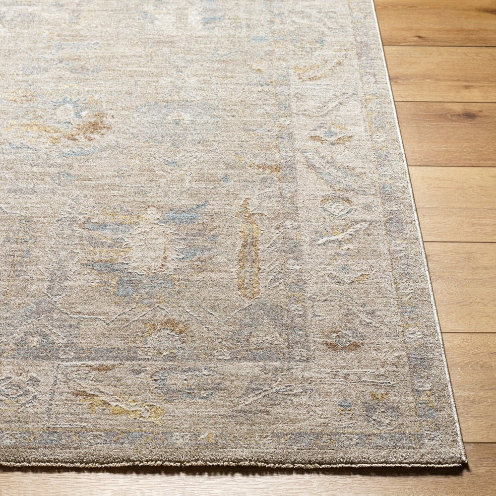 Livabliss Avant Garde Turkish Polyester Area Rug Traditional Pattern for Entryway or Bedroom Charcoal, Light 6'7" x 6'7" AVT2379-67RD