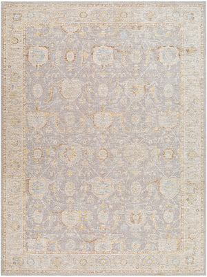 Avant Garde AVT-2380 9' x 12'2" Machine Woven Rug AVT2380-9122  Charcoal, Light Slate, Light Brown, Cream, Olive, Dark Blue Surya