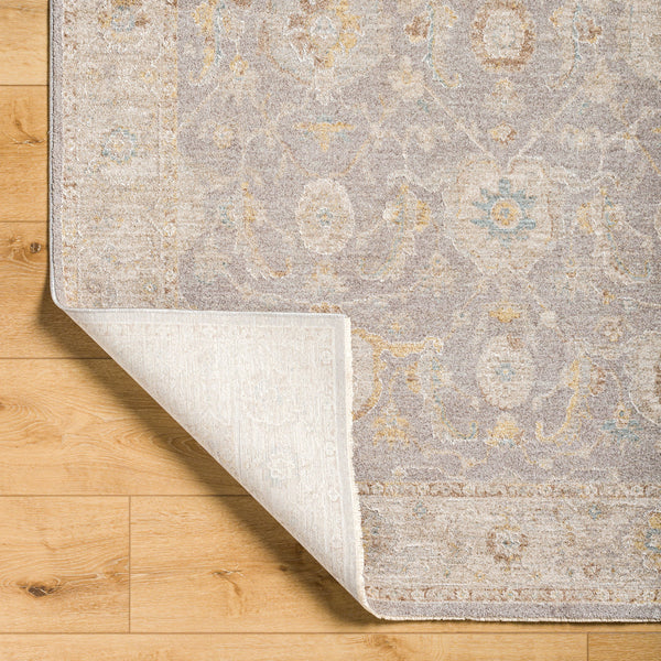 Avant Garde AVT-2380 9' x 12'2" Machine Woven Rug AVT2380-9122  Charcoal, Light Slate, Light Brown, Cream, Olive, Dark Blue Surya