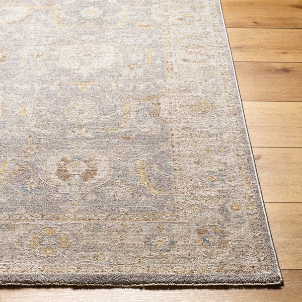 Avant Garde AVT-2380 9' x 12'2" Machine Woven Rug AVT2380-9122  Charcoal, Light Slate, Light Brown, Cream, Olive, Dark Blue Surya