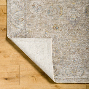 Avant Garde AVT-2382 9' x 12'2" Machine Woven Rug AVT2382-9122  Charcoal, Light Slate, Cream, Light Brown, Dark Blue, Olive Surya