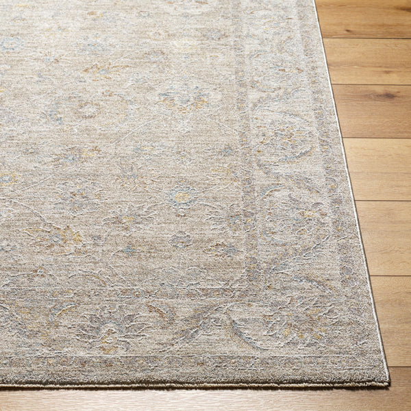 Avant Garde AVT-2382 9' x 12'2" Machine Woven Rug AVT2382-9122  Charcoal, Light Slate, Cream, Light Brown, Dark Blue, Olive Surya