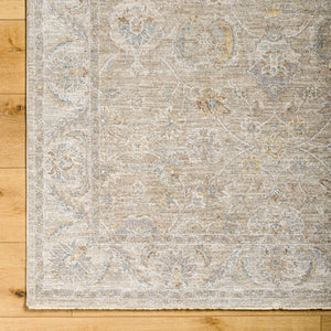 Avant Garde AVT-2382 9' x 12'2" Machine Woven Rug AVT2382-9122  Charcoal, Light Slate, Cream, Light Brown, Dark Blue, Olive Surya