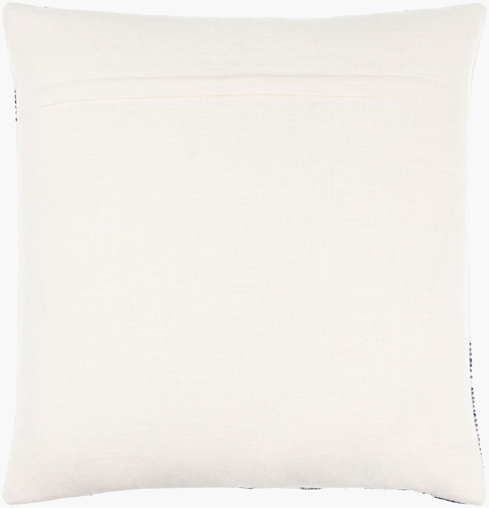 Surya Alvarez 18" Cotton Accent Pillow - Exotic Global Style With Intricate Design For Unique Home Decor Ivory Cotton,Cotton Avz001-1818p