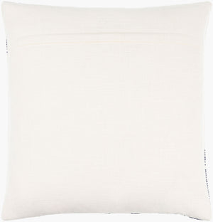 Surya Alvarez 18" Cotton Accent Pillow - Exotic Global Style With Intricate Design For Unique Home Decor Ivory Cotton,Cotton Avz001-1818p